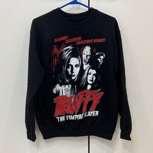 Buffy the Vampire Slayer Licensed Crewneck Sweater Unisex Size Medium